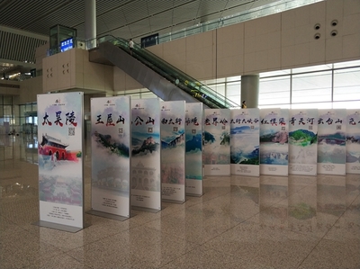 河南旅游走進武漢 高鐵車廂傳遞文化古韻